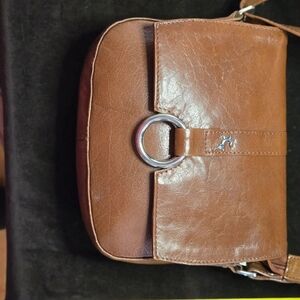 Brown Leather Crossbody Bag